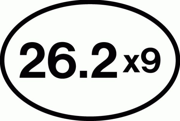 26.2 x 9 Sticker-375