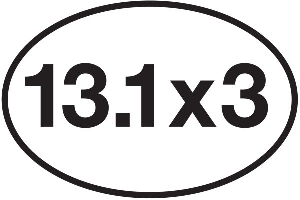 13.1 x 3 Sticker-598