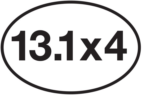 13.1 x 4 Sticker-602