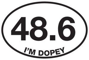 48.6 I'm Dopey Sticker-0