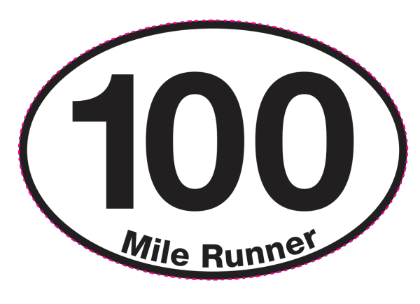 100 Mile Runner Magnet-755