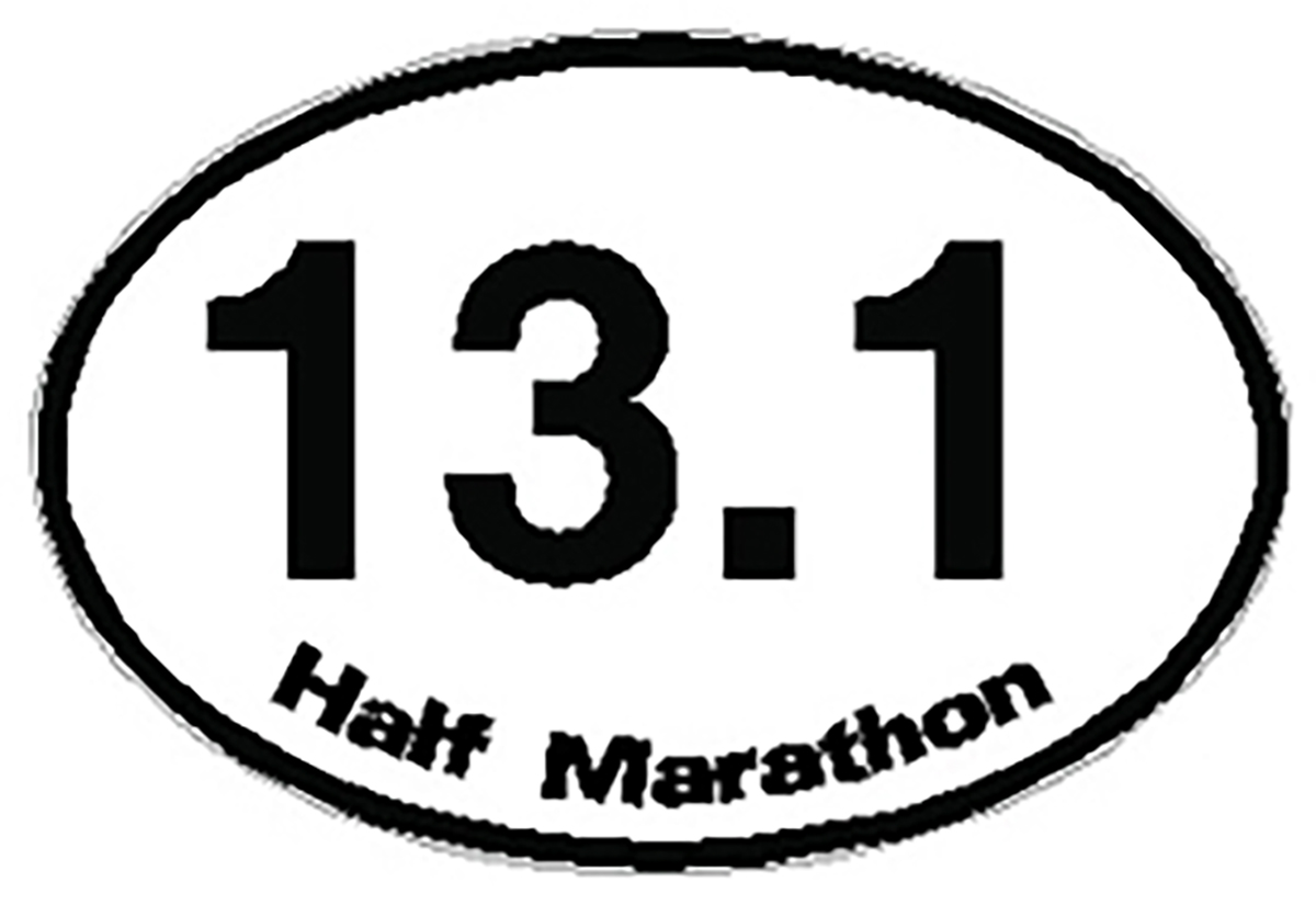 13.1 Half Marathon The Runner Stickers